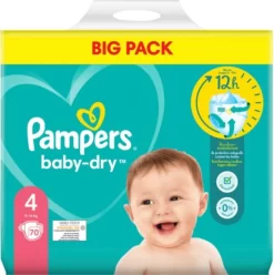 Pampers® Pampers Baby Dry Maat 4 9-4 KG 70 Luiers