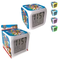 Paw Patrol Digitale Klok + LED-Verlichting 5 Paw Patrol Digitale Klok + LED-Verlichting -Beste Speelgoed 8435507856041 0