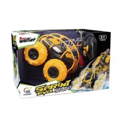 Basic Super Walker Serini Eva Stunt RC Auto + Pomp + Licht Geel/Zwart