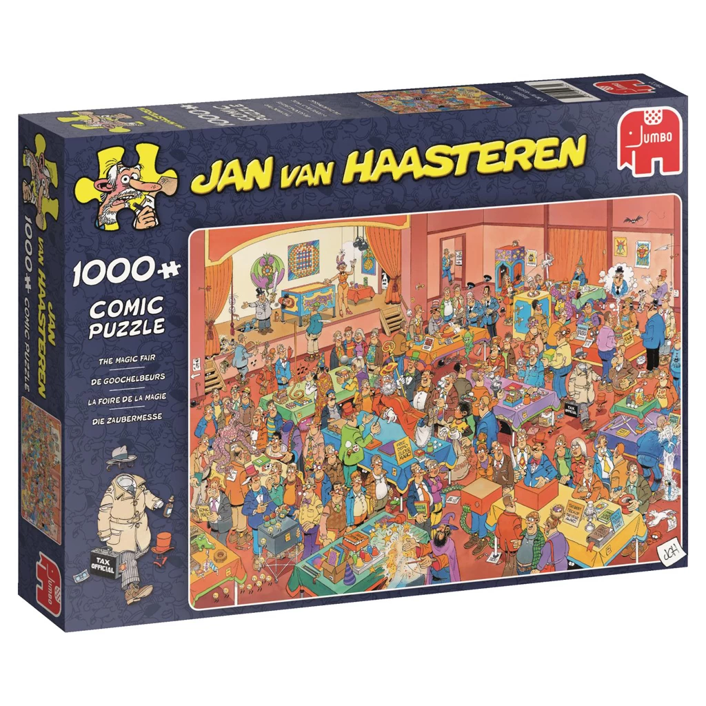 Jumbo Puzzel Jan Van Haasteren De Goochelbeurs 1000 Stukjes 2 Jumbo Puzzel Jan Van Haasteren De Goochelbeurs 1000 Stukjes - Afbeelding 2