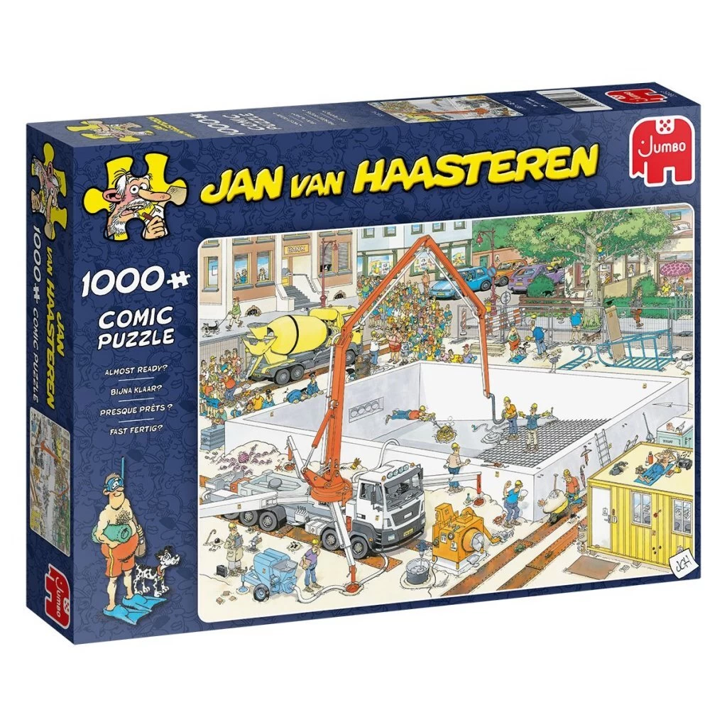 Jumbo Puzzel Jan Van Haasteren Bijna Klaar 1000 Stukjes 2 Jumbo Puzzel Jan Van Haasteren Bijna Klaar 1000 Stukjes - Afbeelding 2