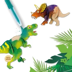 SES Creative Dino Blow Airbrush Pens 9 SES Creative Dino Blow Airbrush Pens -Beste Speelgoed 8710341142841 4
