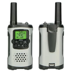 Basic Walkie Talkie 5 Km Grijs/zwart