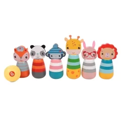 Fisher Price Houten Kegelspel Dieren -Beste Speelgoed 8714627009323 2