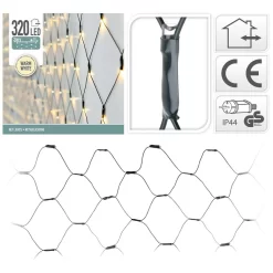 S.I.A. Netverlichting 300x150cm 320 LED Lampjes IP44